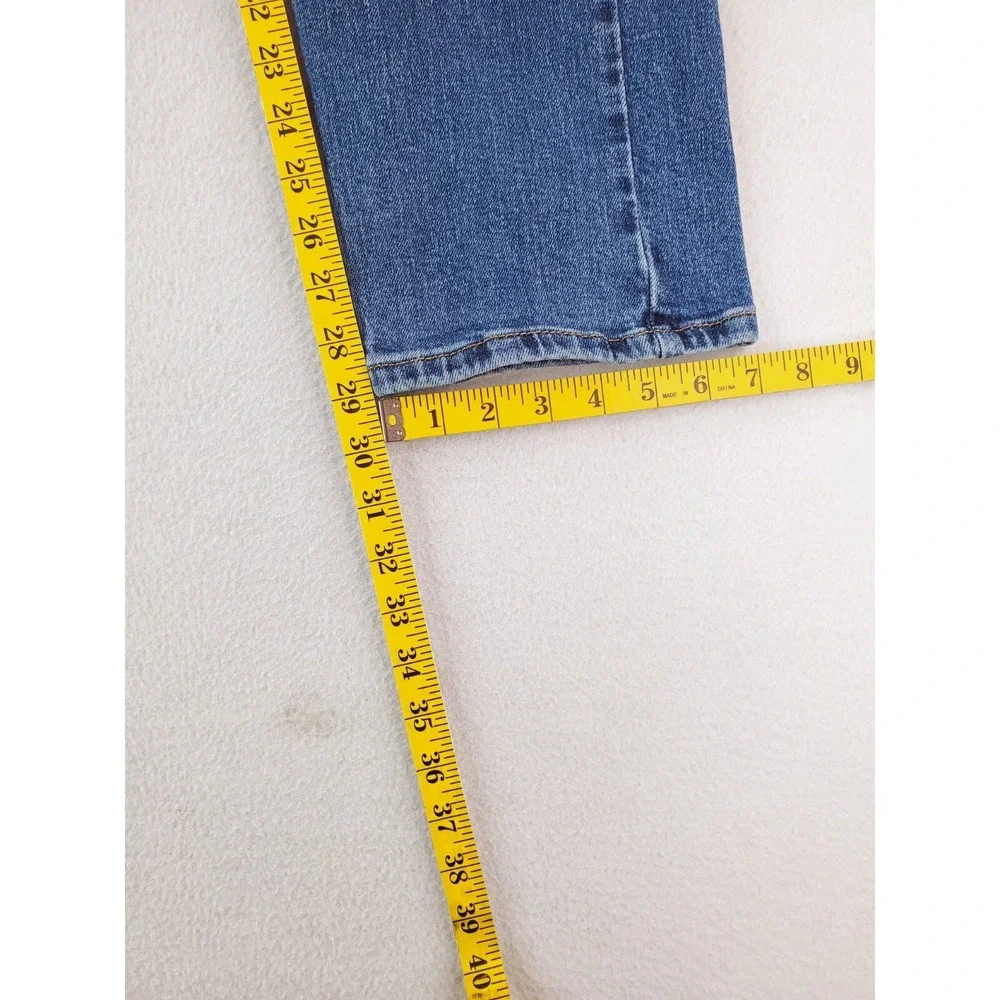 Levis 505 Jeans Mens 33x30 Blue Regular Straight Stretch Denim Pants Medium